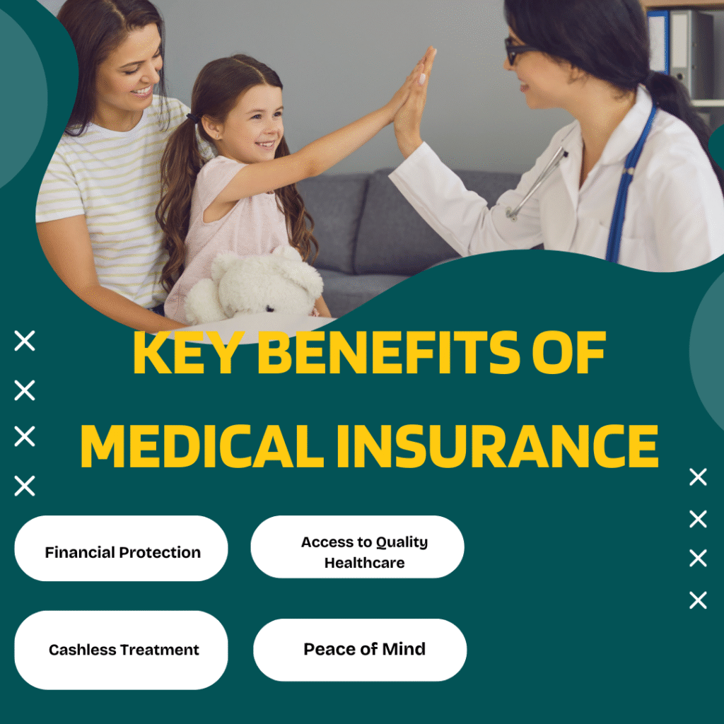 Medical insurance policy document with stethoscope, representing health protection and financial security.