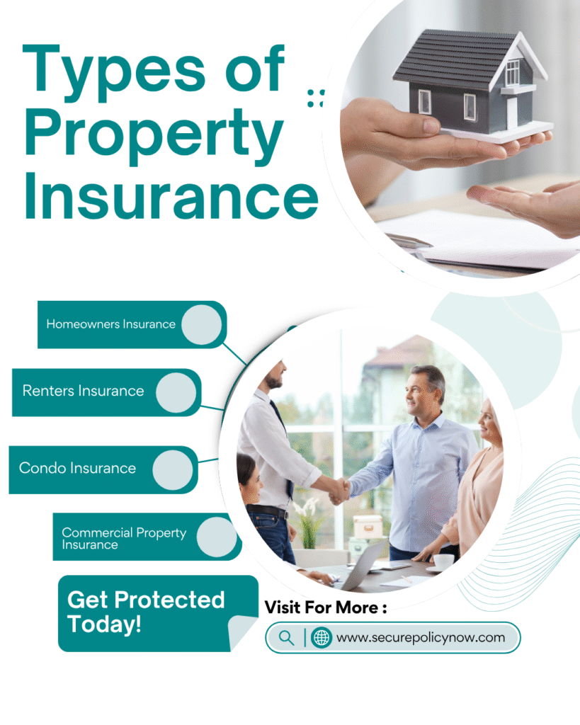 A real estate agent handing over house keys with a property insurance agreement on the desk.